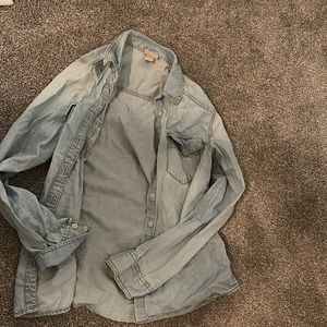 denim blouse